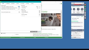 Sage 100 Purchase Order Webinar • ISM Lunch and Learn
