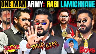 Rabi Lamichhane Thug Life Savage Moments From Sidhakura