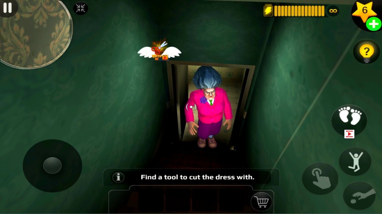 Страшная учительница 3D: Идеальная маскировка. Запутайте мисс Т каждой новой стратегией образа.