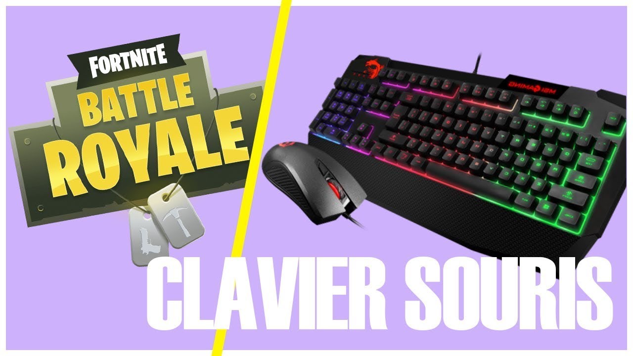 Premiere game clavier souris sur Fortnite - YouTube