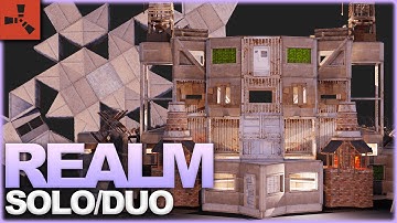 The Realm -  Double BUNKERED - Tanky OFFLINE Safe BASE - Simple & Fast EXPANSION - RUST Base Designs