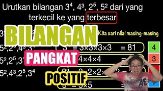 Urutkan bilangan 34 43 2 pangkat 5 52 dari yang terkecil ke yang terbesar