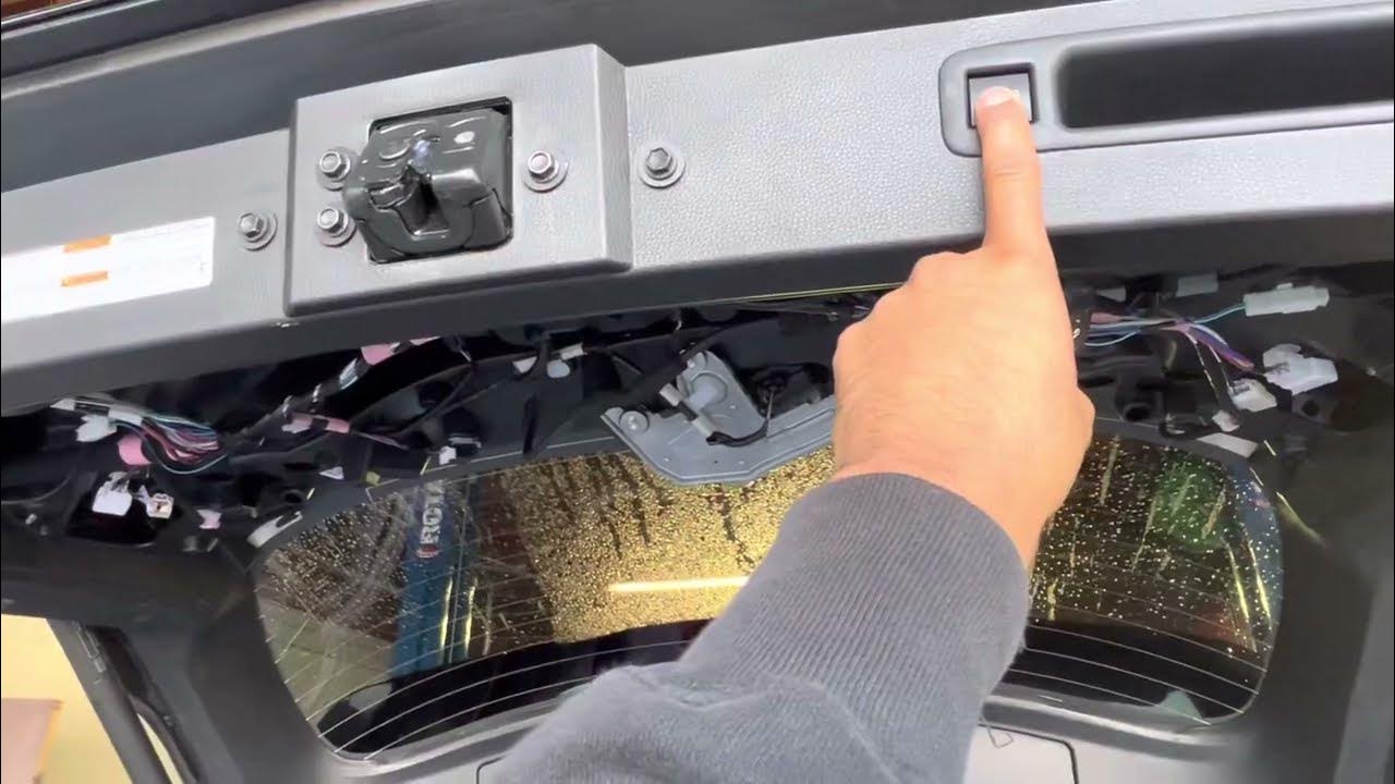 2020-2022 Toyota Highlander Rear Lift Gate Won’t Open Or Close