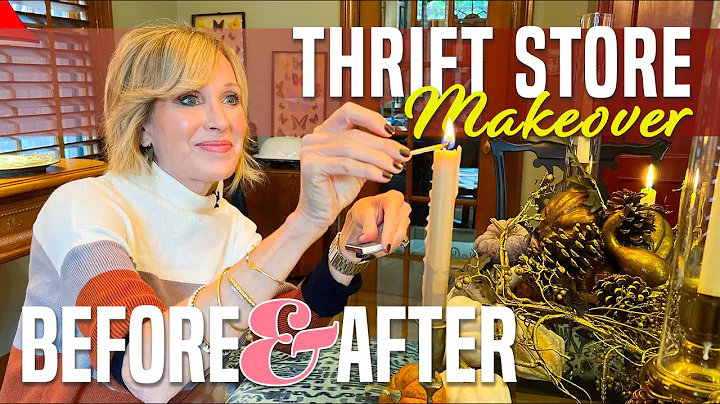 Thrift Store Fall Makeover: BEFORE and AFTER
