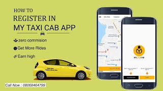 How to Register on My Taxi cab App | Cab Business Online Registration Process | Zero Commissions | screenshot 1