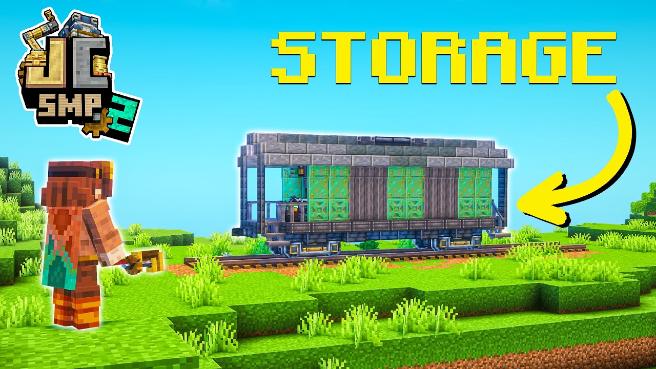 Minecraft Create Mod Storage System Compact I Built a PORTABLE STORAGE in Minecraft Create Mod - YouTube