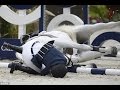 Athina Onassis falls from her horse during showjumping competition in Geneva and is forced ..