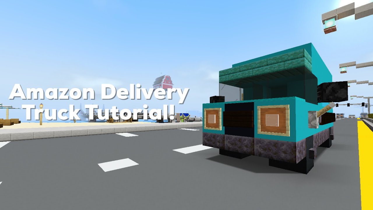 Minecraft Amazon Delivery Truck Tutorial! - YouTube