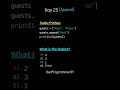 day-,25 basic python test your coding skills #70dayschallenge #coding #pythonchallenge