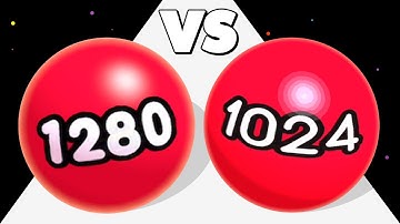 BALL ROAD 2048 (vs) BALL MASTER - Satisfying ASMR Gameplay