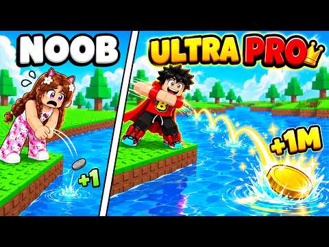Aybüke Remained a NOOB, Babi Became an ULTRA PRO Stone Skipper!! - ROBLOX