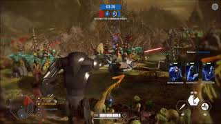 Star Wars Battlefront 2 (FELUCIA) capture command post! Xbox gameplay!! (no commentary)