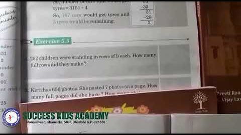 Class-3rd/Mathematics/Chapter-5/Division/Exercise-5.5/Word Problems/By-S. P. Sir