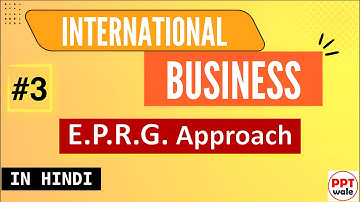E.P.R.G. Approach in Hindi (with examples) | International Business video #3