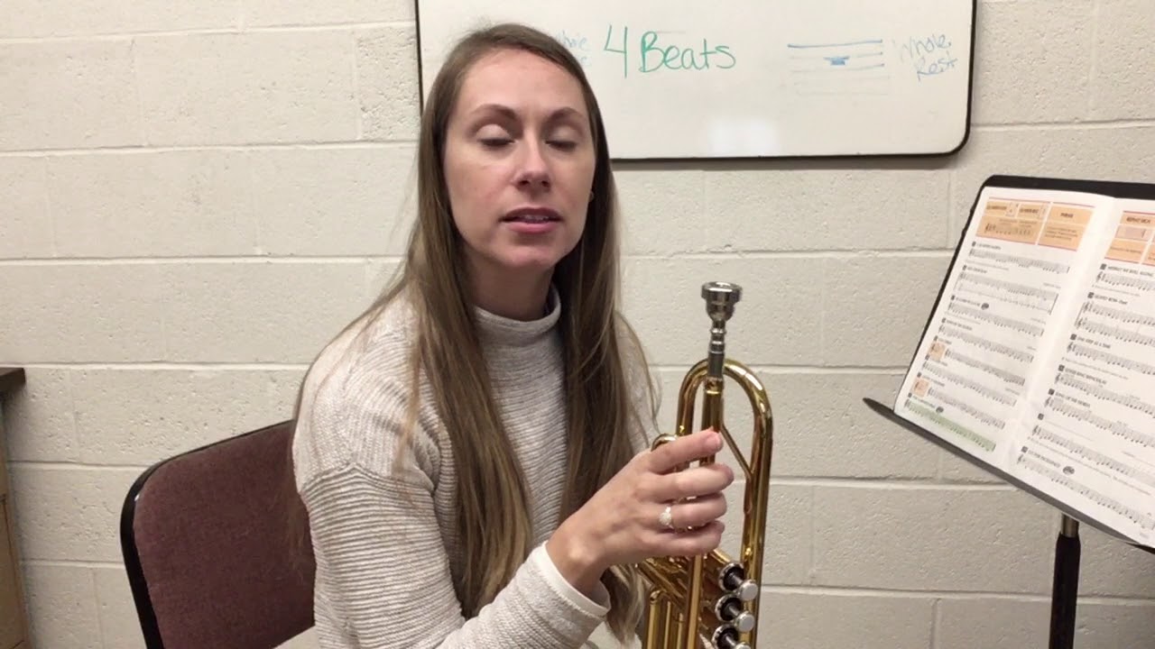 Trumpet hand position and song27 - YouTube