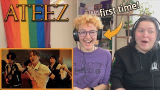 FIRST TIME REACTING TO ATEEZ - PIRATE KING, ILLUSION, INCEPTION, GUERRILLA MVs