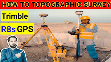 how to topographic survey Trimble R8s GPS in urdu hindi