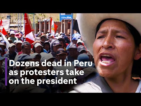 Peru unrest: protesters bring country to a standstill after weeks of unrest against the president