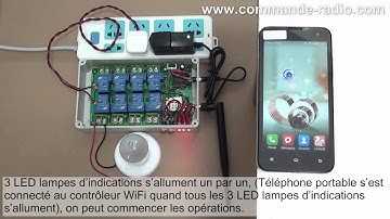 Contrôleur WiFi de Téléphone Intelligent Pour lampe -- Système Android