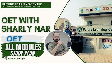 OET All Modules Study Plan I OET With Sir Sharly @flclahore