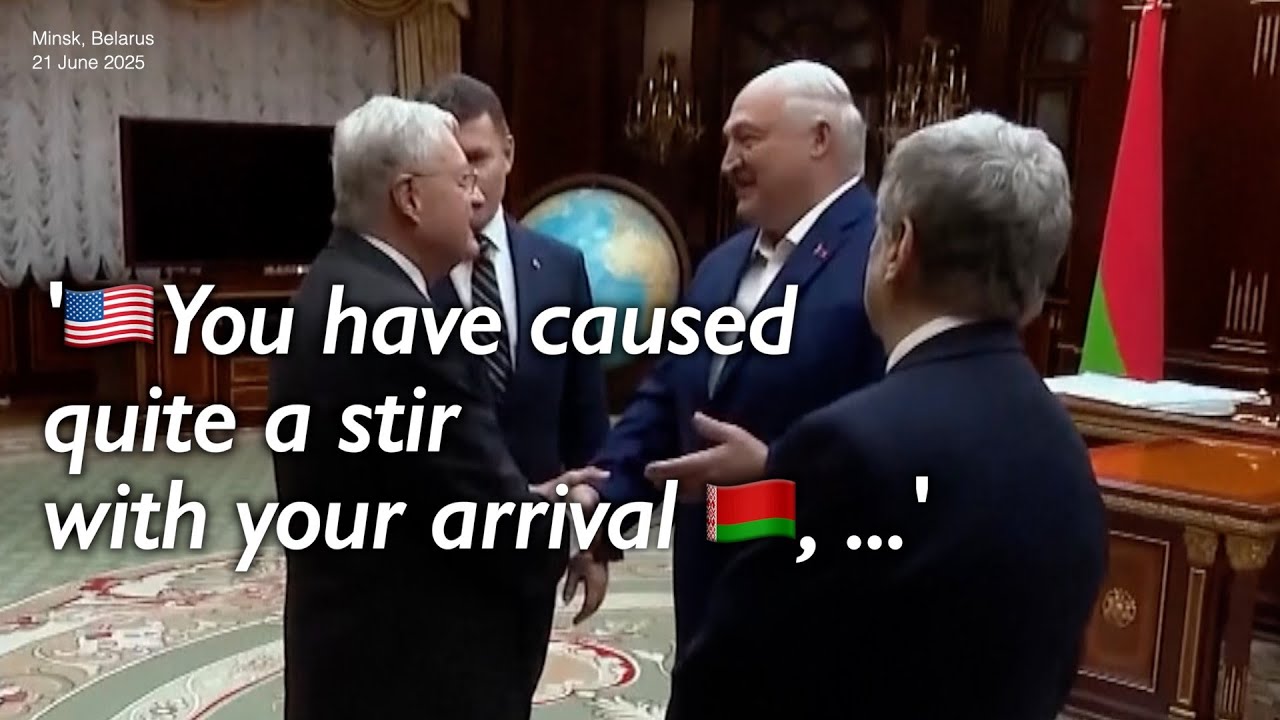 Belarus' Lukashenko meets with US envoy Kellogg 'During your visit there will be no escalation'