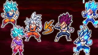 Every Goku Vs Every Vegeta | Dragon Legend Z | screenshot 5