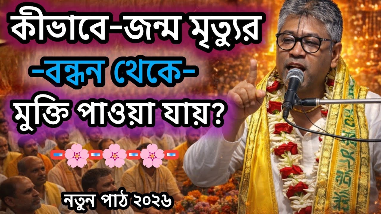 কিভাবে জন্ম মৃত্যুর বন্ধন থেকে মুক্তি পাওয়া যায়?🟢#ভাগবত_পাঠ_2026 ,#ভাগবত #ভাগবত_আলোচনা #gita 