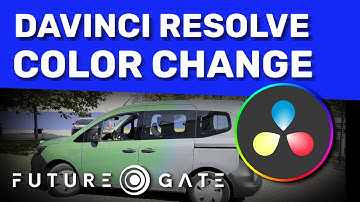 How to change the color of an object in Davinci Resolve?