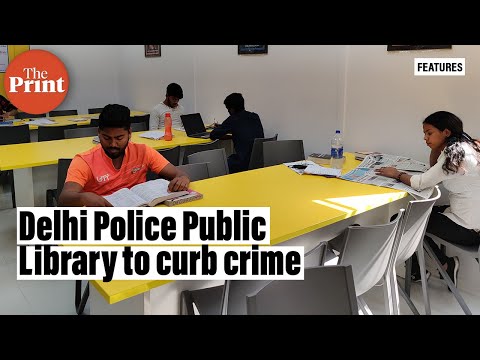Police station turns library to reduce crime rate in Delhi's RK Puram