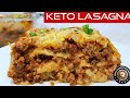 HOW TO MAKE THE BEST KETO LASAGNA WITH FLAT PASTA - TASTES LIKE THE REAL DEAL !