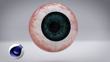 Using the wrap deformer to model an eye in Cinema 4D
