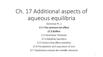 Ch  17 Overview pt .1 (17.1-17.2)