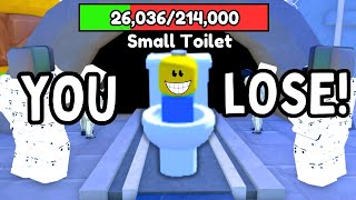 If toilets appear on screen, I lose. (Toilet Tower Defense)