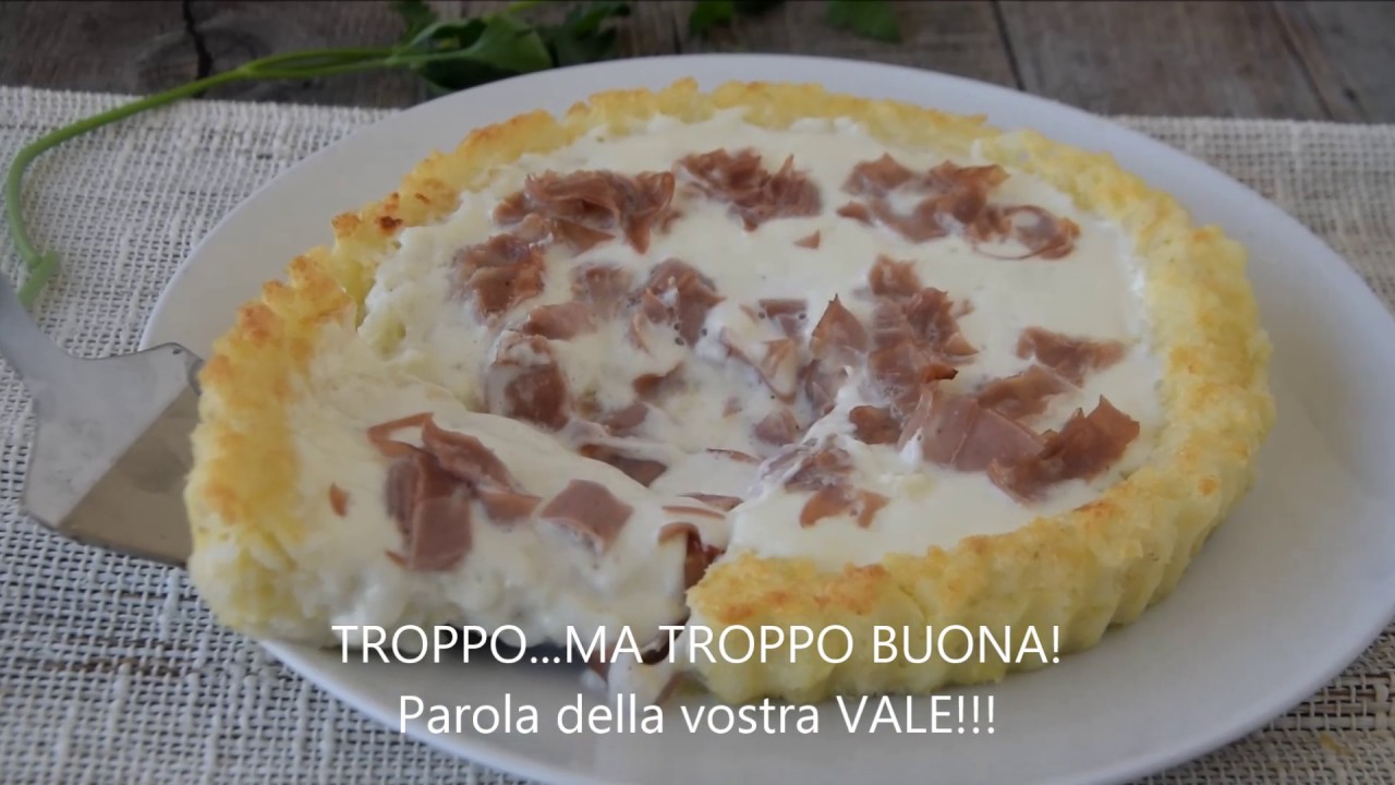 Crostata Di Riso Con Mortadella E Stracchino Youtube