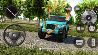 Modified Mahindra Thar 🚙💨 | Gadi Wala Game: Indian Cars Android Gameplay 