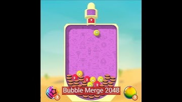 Bubble Merge 2048 #browsergame