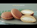 커스터드 크림을 💛빵빵💛 하게 채운 도라야끼 만들기 : Custard Cream Dorayaki (Japanese Pancake) Recipe | Cooking tree