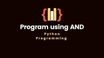 1.5.2 Program using And | Types of operator | Python programming language