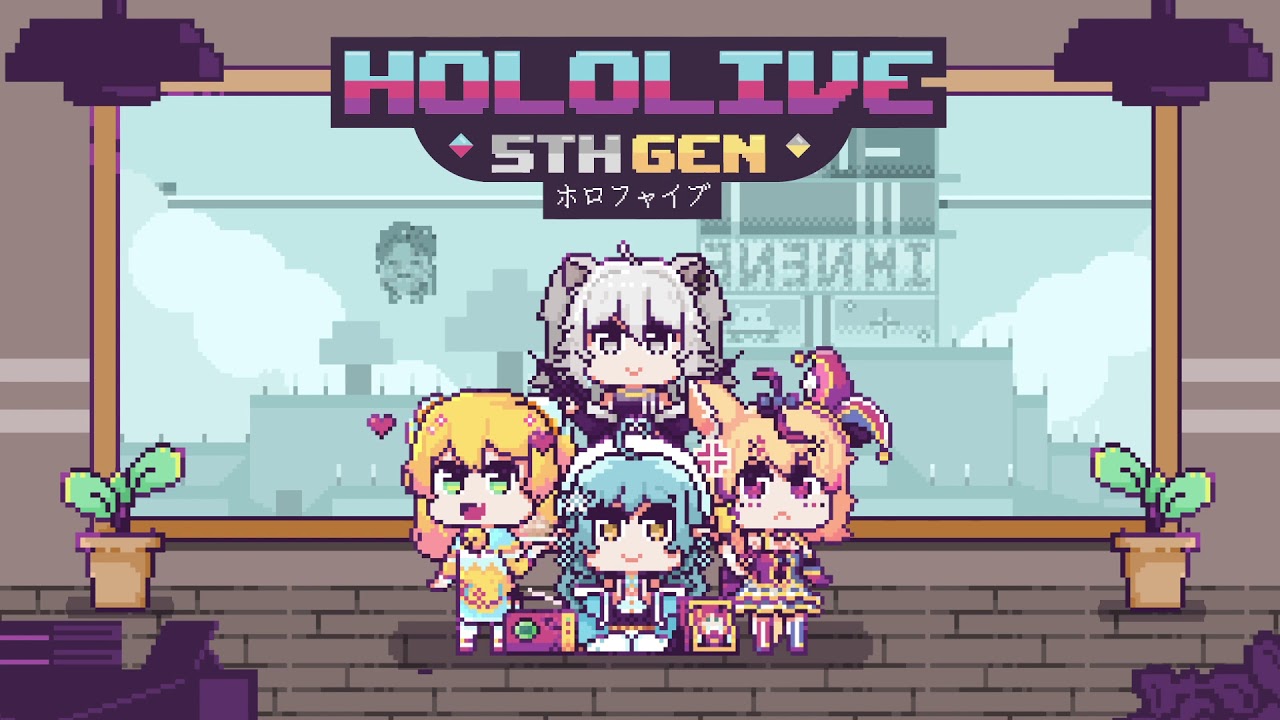 [Hololive] 5th Gen Pixel | Happy Synthesizer - Short