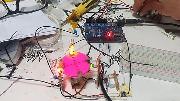用开发版自动化控制直流电机转盘控制arduino uno r3 Turntable control of DC motor with development version automation