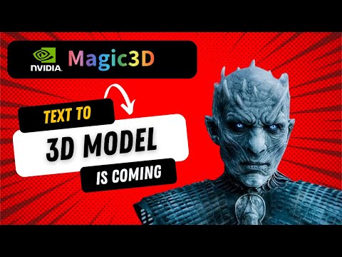 2D image to 3D model - Nvidia Magic3d