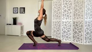 Yoga In Thigh Highs