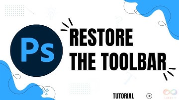 How to restore the toolbar in Photoshop