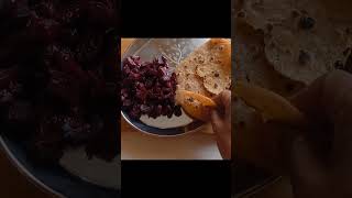 Today morning breakfast chapati with beetroot curry beetroot chapati roti beetrootcurry asmr