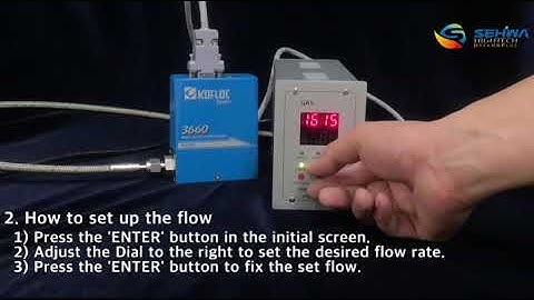 MFC 컨트롤러 SERO2000 사용법_How to use the MFC Readout-unit (sero 2000N)