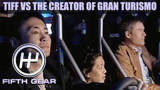 Tiff takes on the creator of Gran Turismo at his own game! | Fifth Gear