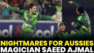 🎥 Recapping Saeed Ajmal's 1️⃣0️⃣ Wickets 🆚 Australia in UAE in 2012 🎯 | PCB | MA2L