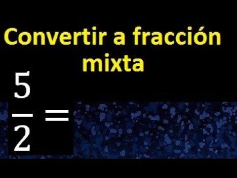 Convertir 5/2 a