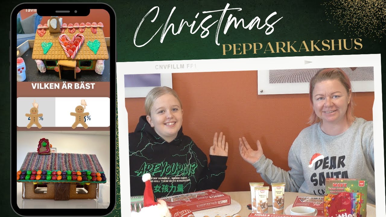 Vem bygger bäst PEPPARKAKSHUS??