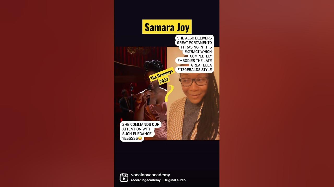 The GRAMMYS 2023 were PRIVILEGED! Samara Joy SANG #grammys2023 #jazz #vocals #samarajoy